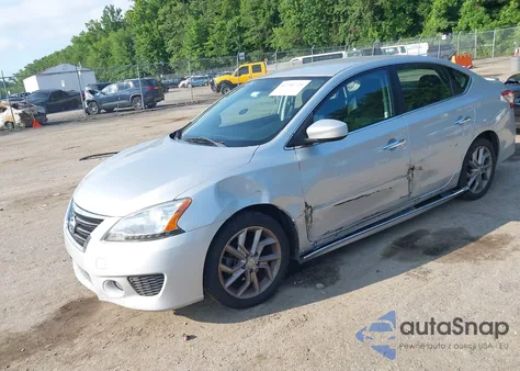 2013 Nissan Sentra S/Sv/Sr/Sl z USA, uszkodzony, nr VIN 3N1AB7AP3DL778940
